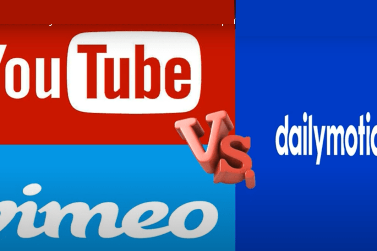 Youtube, Vimeo, Dailymotion
